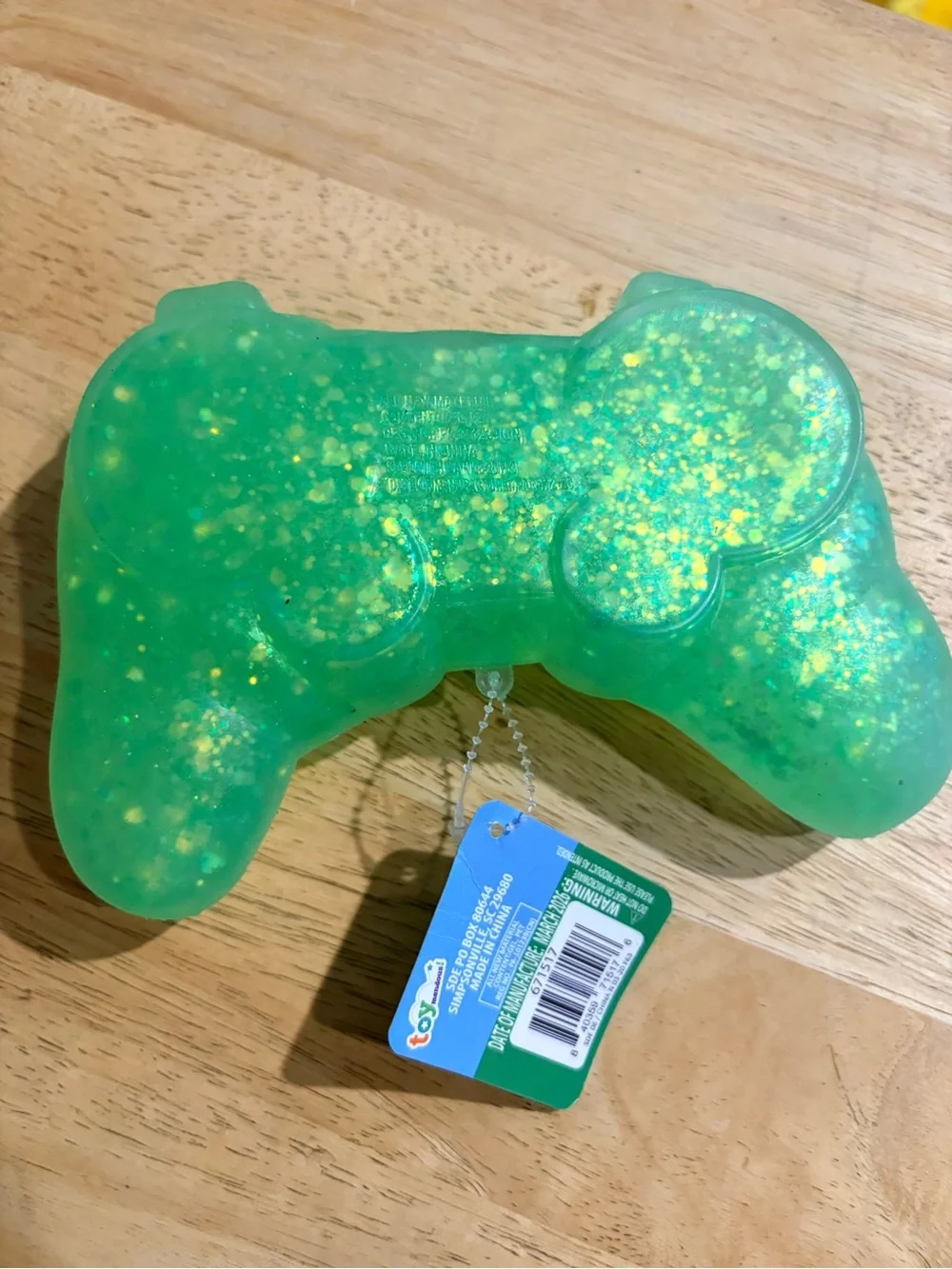 Squeeezy Sugar Squeeze Game Controller – Green Glitter